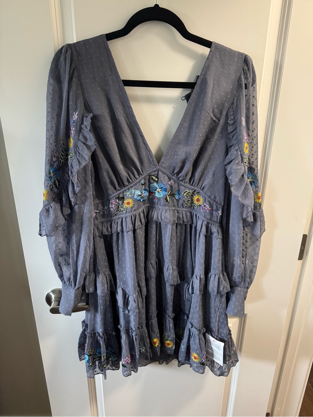 ASOS Embroidered Mini Dress